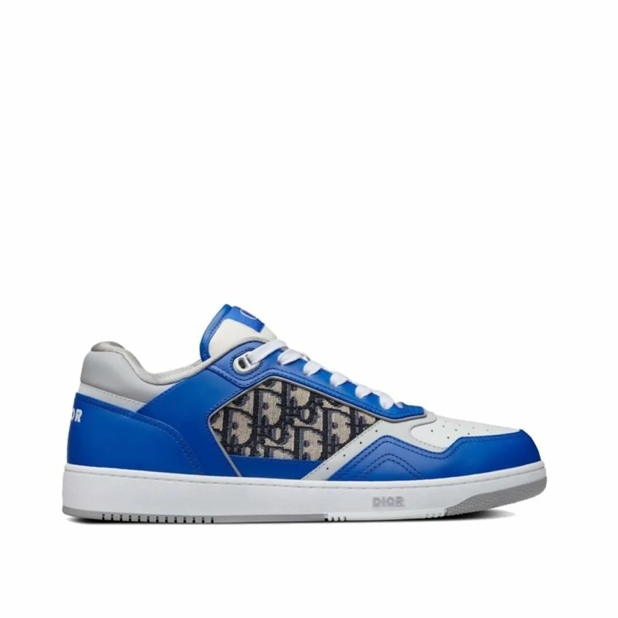 Homme Dior Baskets^Baskets Oblique en cuir bleues