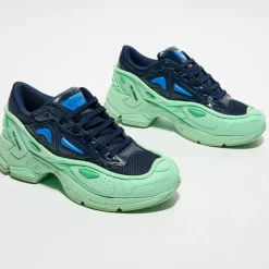 Baskets Pharaxus bleu/vert-Raf Simons Clearance
