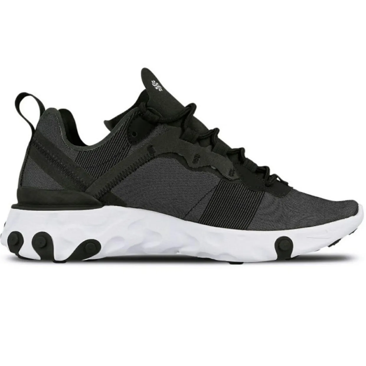 Baskets React Element 55 noir/gris/blanc-Nike Discount