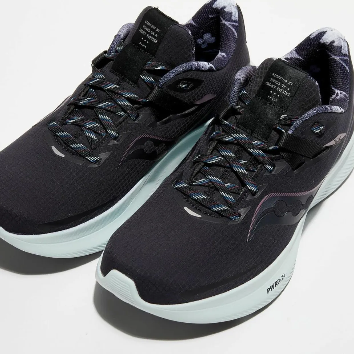 Baskets Ride 15 Runshield noir/bleu-Saucony Hot