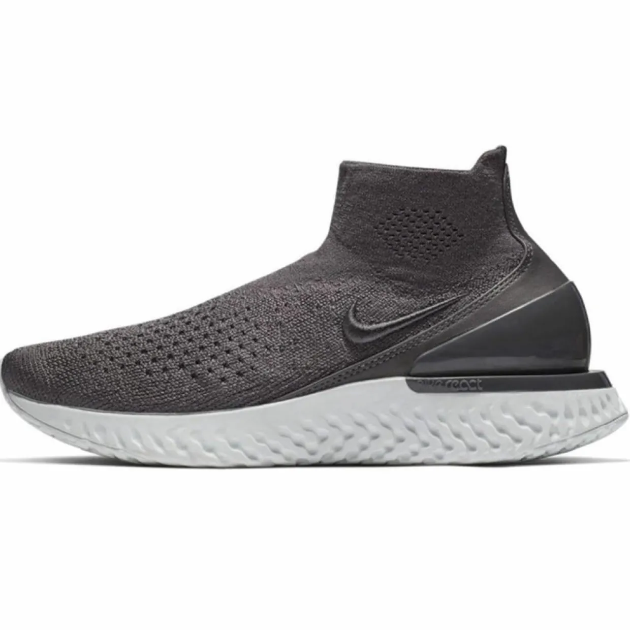 Baskets Rise React Flyknit grises-Nike Best