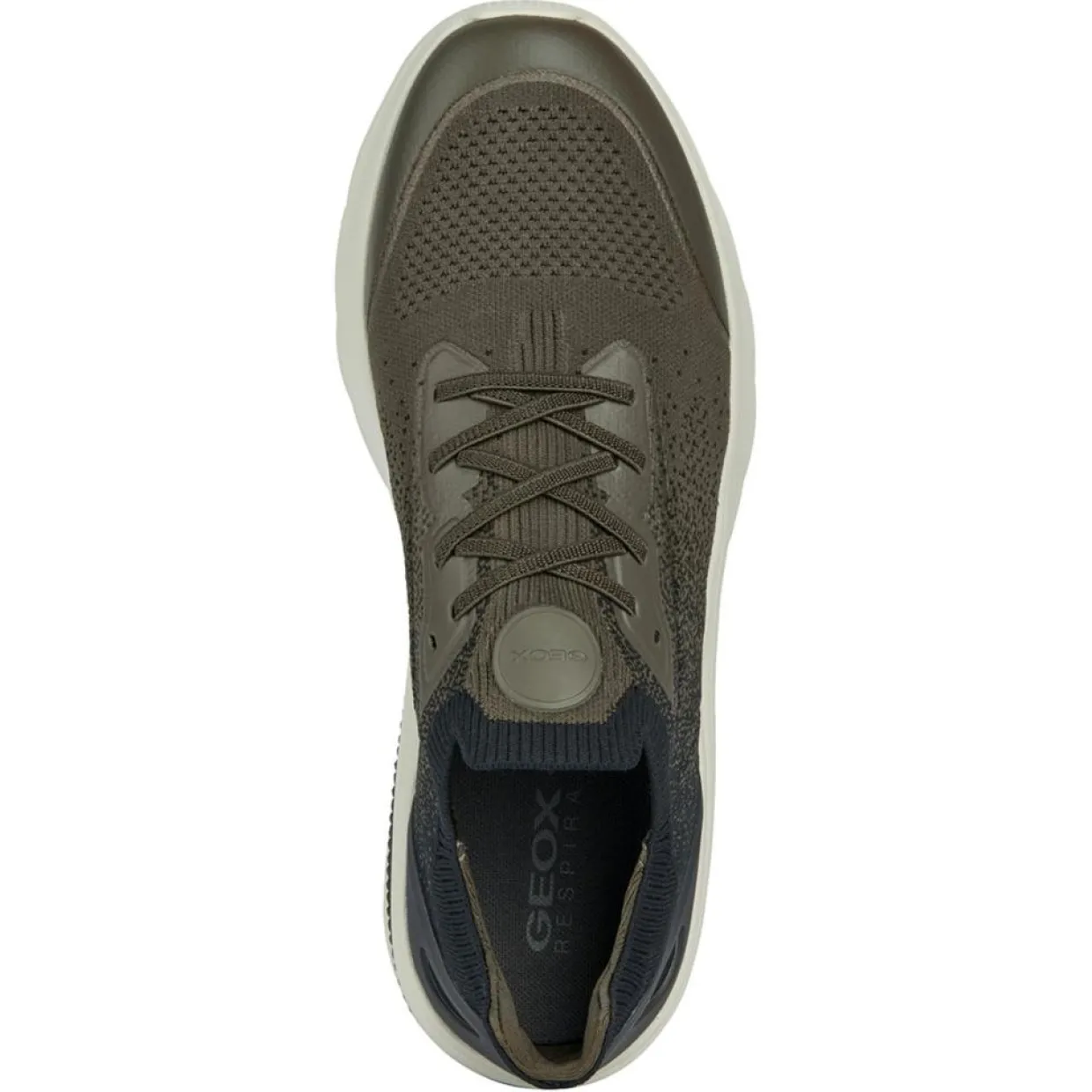 Baskets Spherica militaire/noir-Geox Clearance