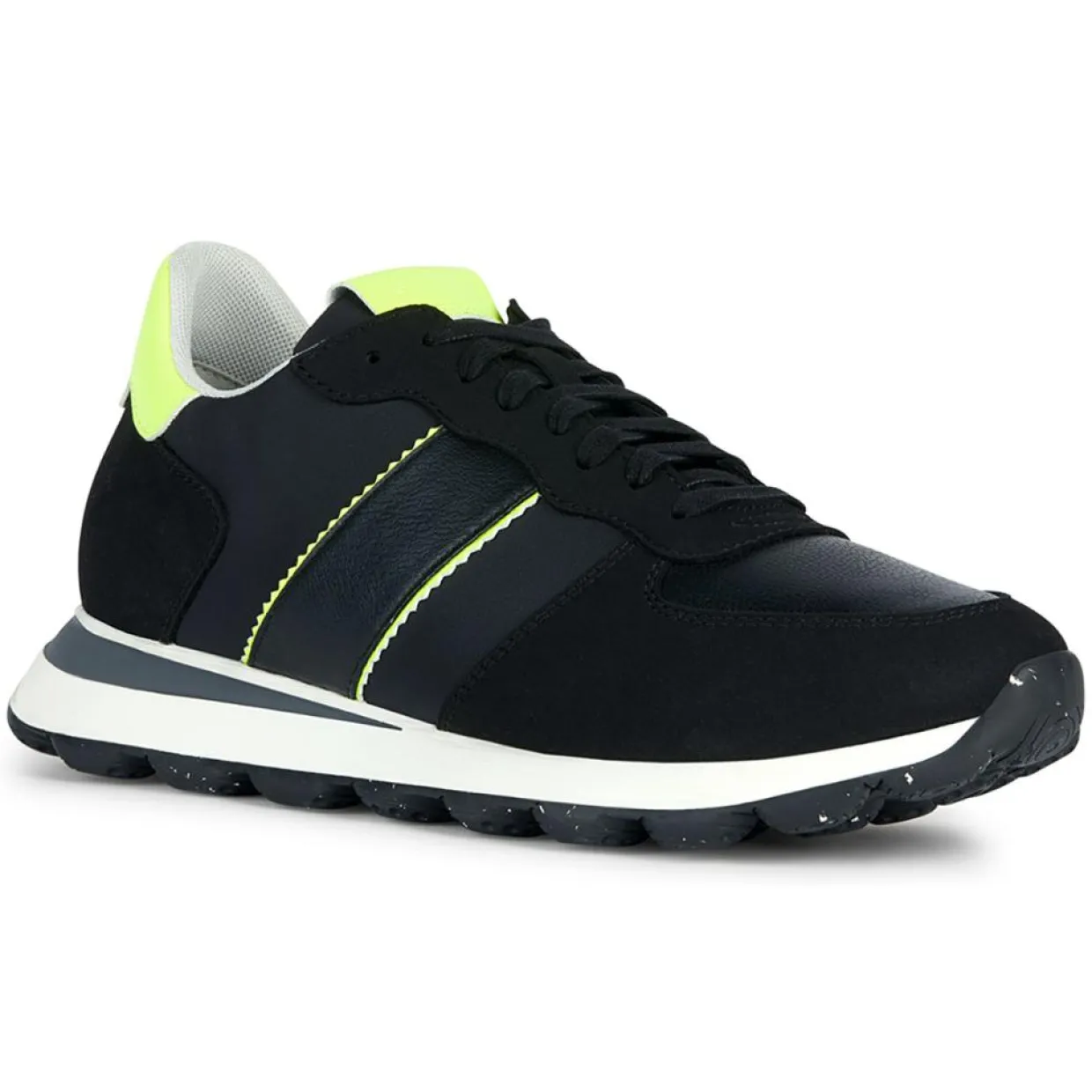 Baskets Spherica noir/citron-Geox Outlet