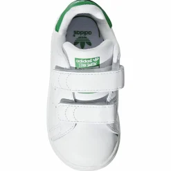 Enfant Adidas Bébé^Baskets Stan Smith en Cuir à scratch blanc/vert