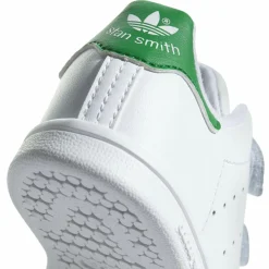 Enfant Adidas Bébé^Baskets Stan Smith en Cuir à scratch blanc/vert