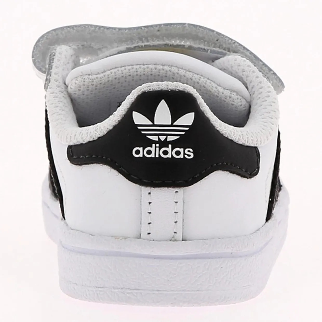 Enfant Adidas Bébé^Baskets Superstar en Cuir à scratch blanc/noir