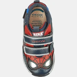 Enfant Geox Garçon^Baskets Todo Spider-Man x Marvel bleu/noir