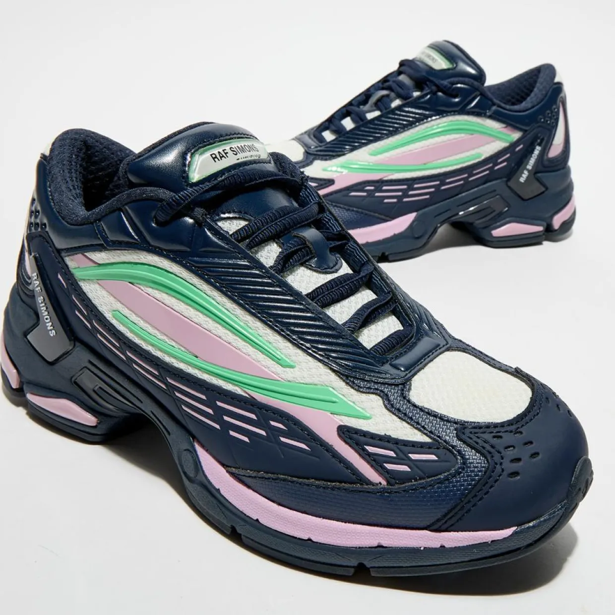 Femme Raf Simons Baskets^Baskets Ultrasceptre bleu/vert