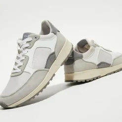 Baskets vegan Joshua blanc/gris-Clae Outlet
