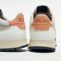 Femme Clae Baskets^Baskets vegan Joshua blanc/orange/gris