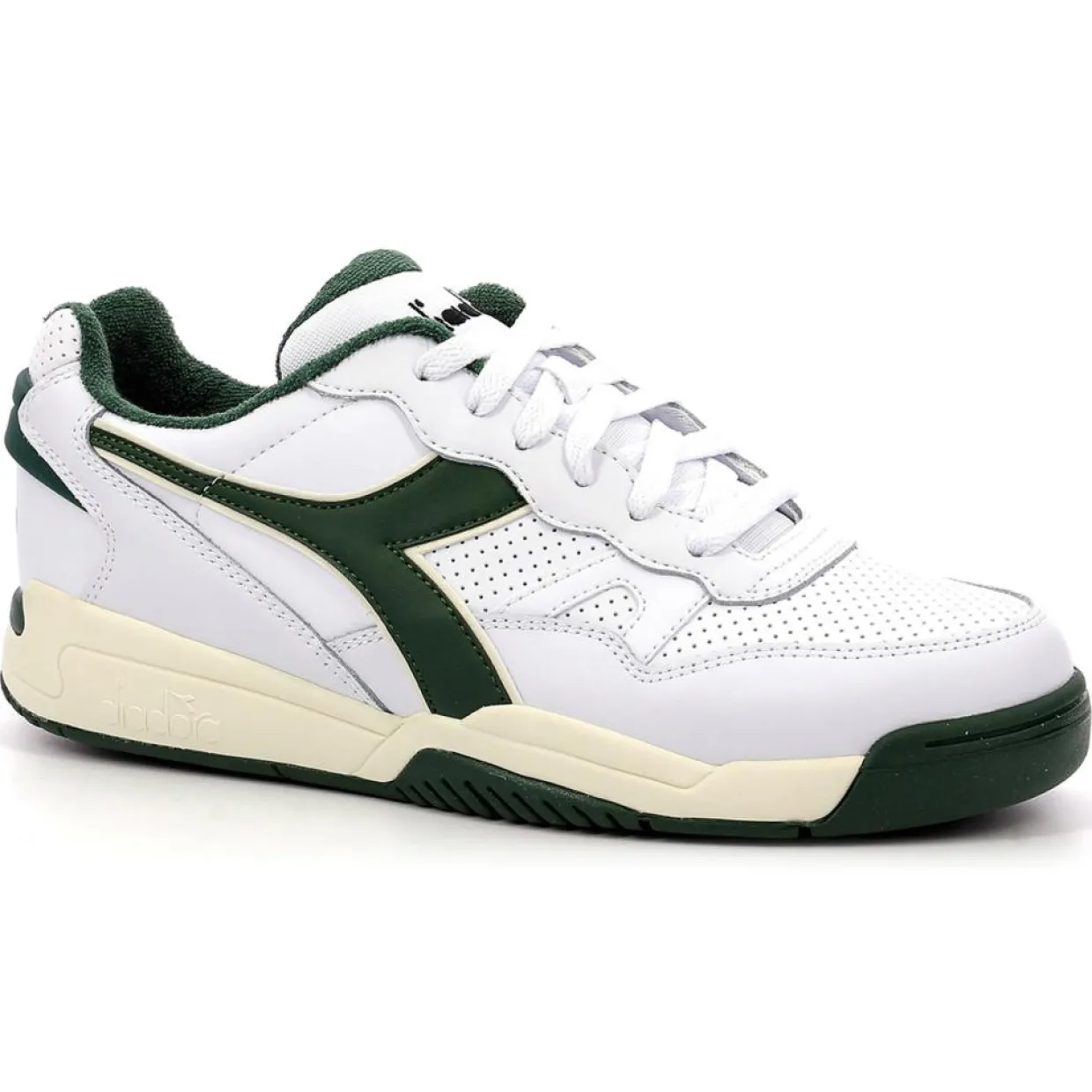 Homme Diadora Baskets^Baskets Winner blanc/vert