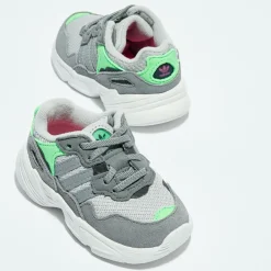 Enfant Adidas Bébé^Baskets Yung-96 gris/vert
