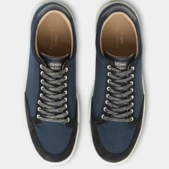 Baskets Zsp15 bleu marine-Zespa Best