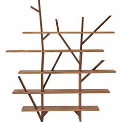 Bibliothèque déstructurée saba marron - 180x40x200 cm-Bois & Chiffons Best