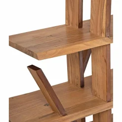 Bibliothèque déstructurée saba marron - 180x40x200 cm-Bois & Chiffons Best