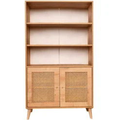 Bibliothèque Hazeran chêne - 40x90x110 cm-Wooden Art Discount