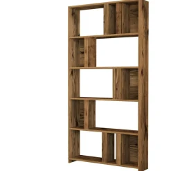 Wooden Art Etagères^Bibliothèque lima noyer - 90x180x20 cm