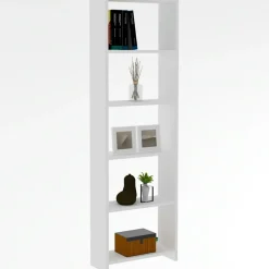 Bibliothèque new blanc - 160x50x19.6 cm-Wooden Art Hot