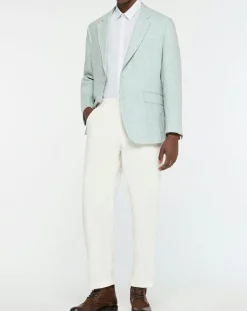 Homme Hackett London Vestes, Blousons^Blazer 100% Lin vert clair