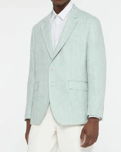 Homme Hackett London Vestes, Blousons^Blazer 100% Lin vert clair