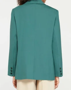 Femme Galeries Lafayette Vestes, Blousons^Blazer droit en Laine mélangée Cléo Oversize vert