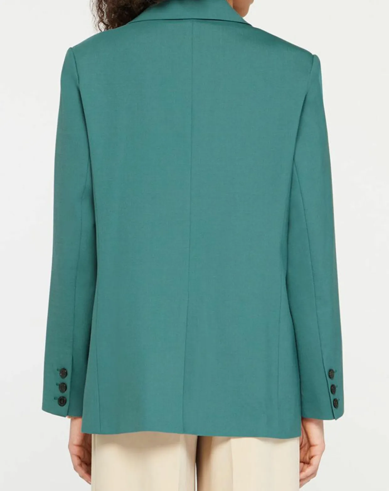 Femme Galeries Lafayette Vestes, Blousons^Blazer droit en Laine mélangée Cléo Oversize vert