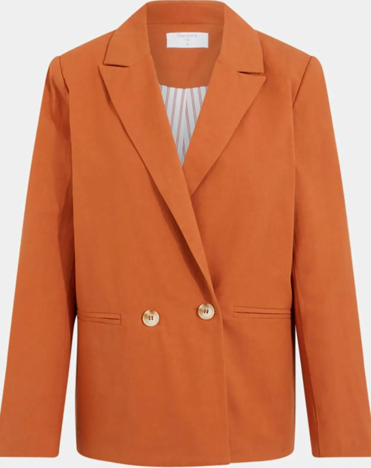 Femme Garance Paris Vestes, Blousons^Blazer en Coton & Lin terre brûlée