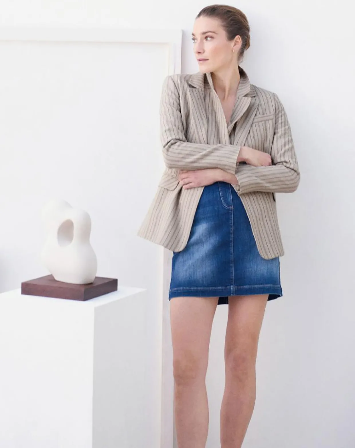 Femme Caroll Vestes, Blousons^Blazer en Laine mélangée Juno beige