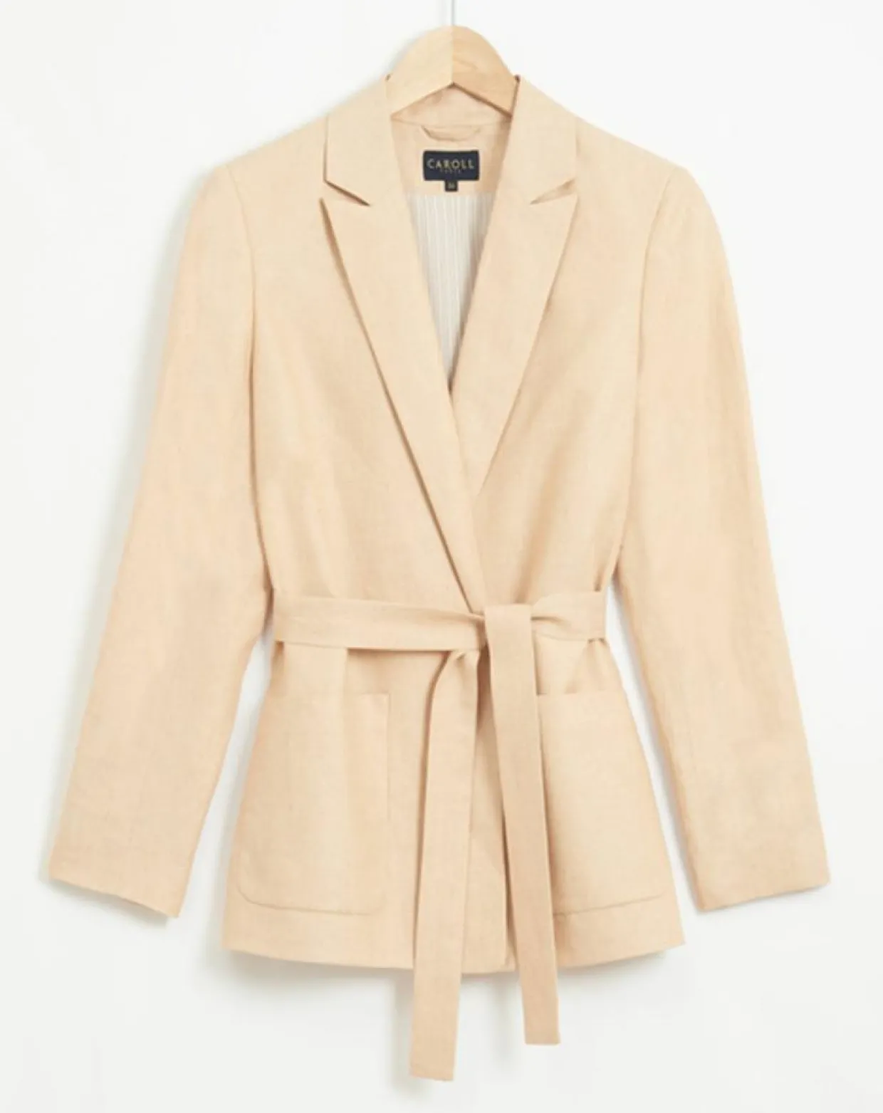 Femme Caroll Vestes, Blousons^Blazer en Lin mélangé Isaline teint