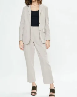 Blazer en Lin mélangé Marianne beige-Yerse Discount
