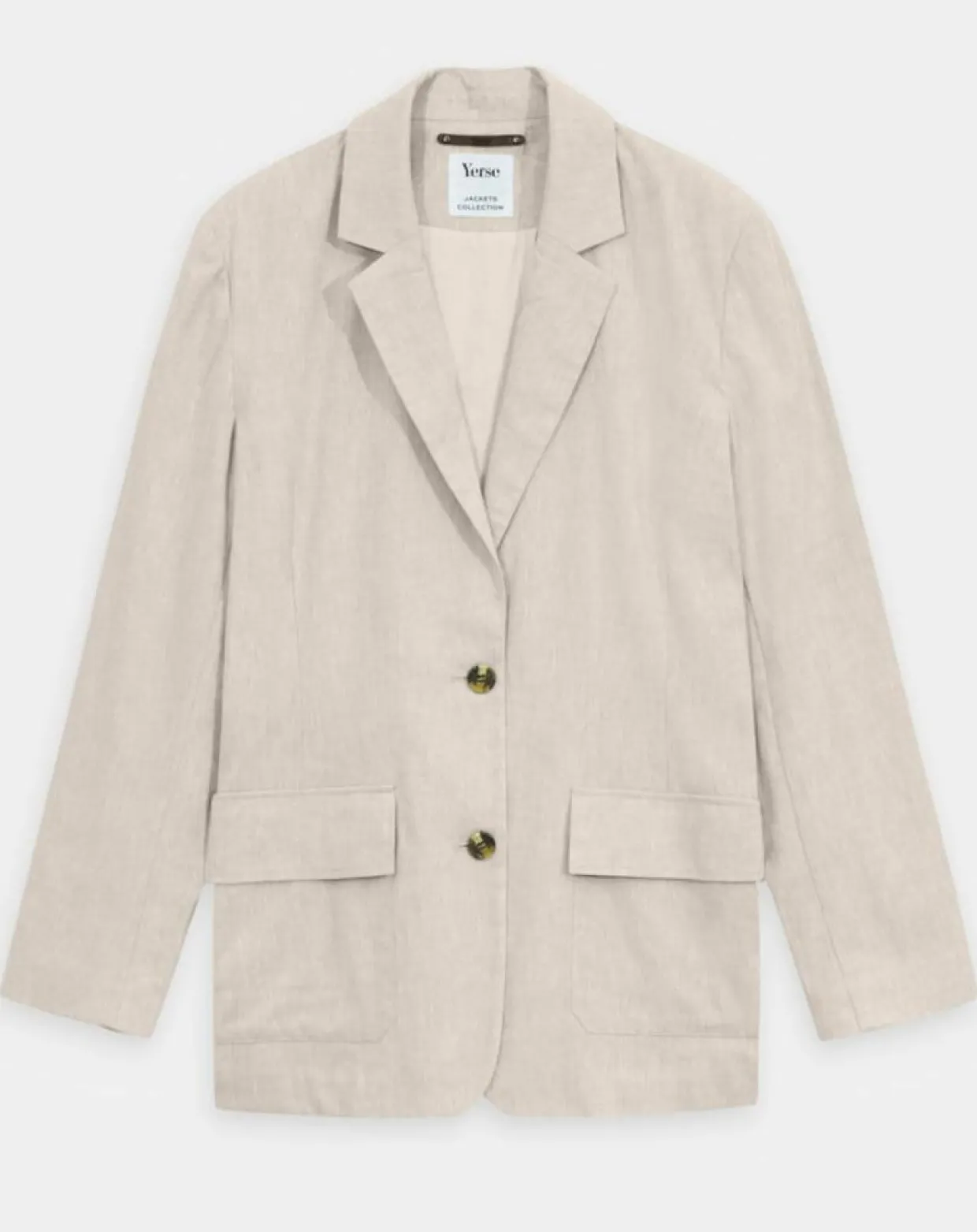 Blazer en Lin mélangé Marianne beige-Yerse Discount
