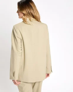Blazer Esp vert/beige-Esprit Discount
