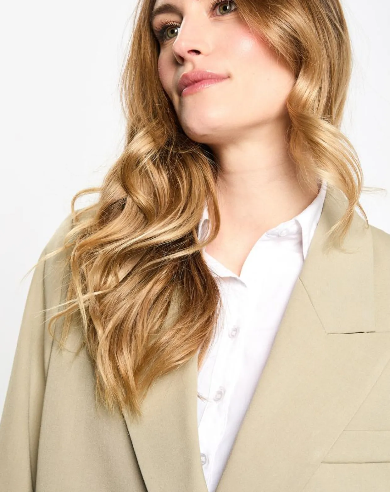 Blazer Esp vert/beige-Esprit Discount