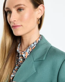Blazer Oversize 2 boutons vert-Marc O'Polo Online