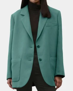 Blazer Oversize 2 boutons vert-Marc O'Polo Online