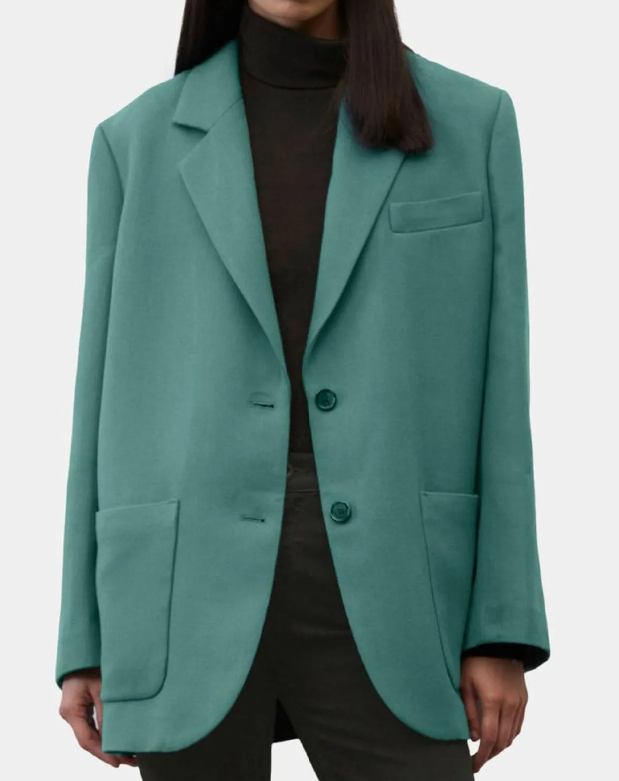 Blazer Oversize 2 boutons vert-Marc O'Polo Online