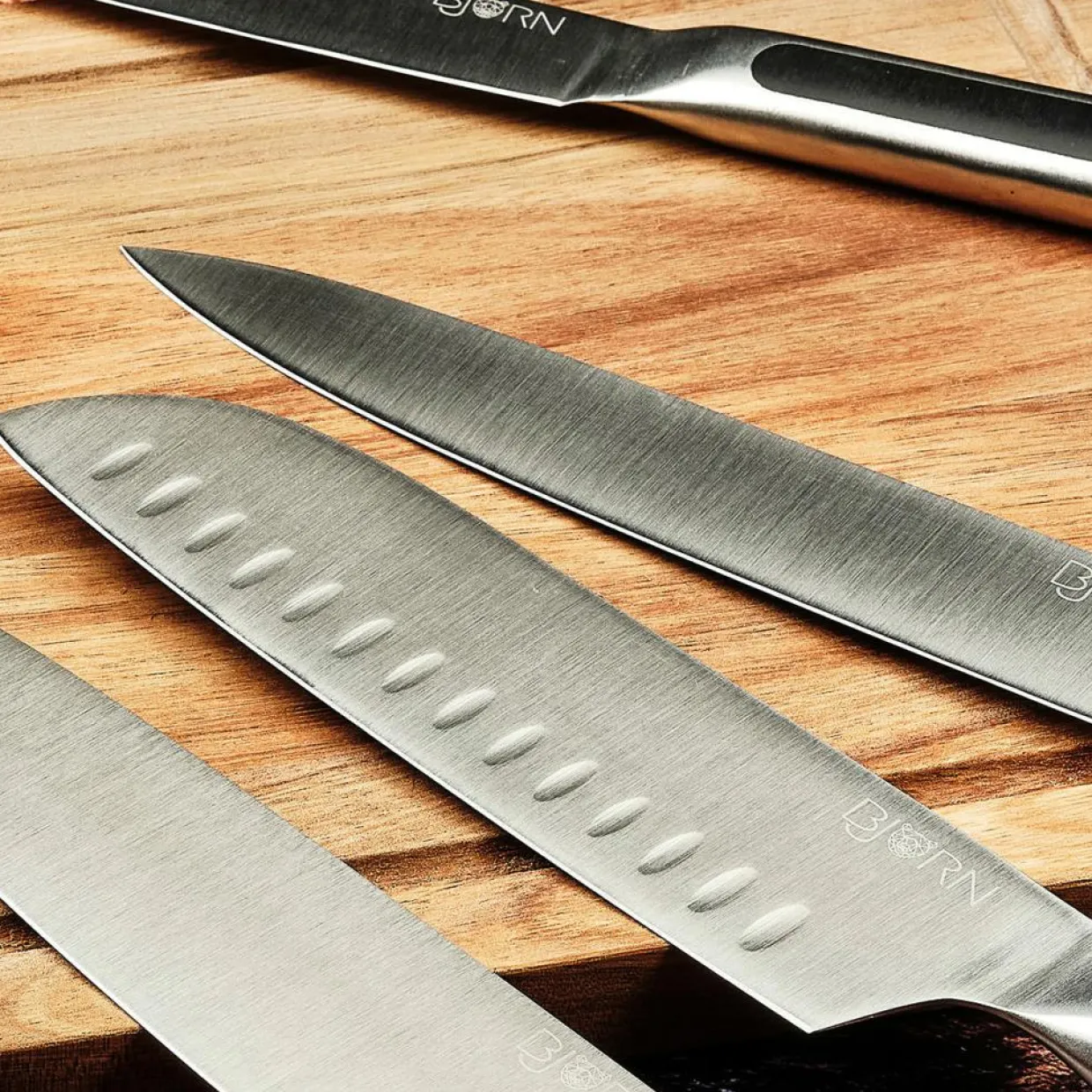 Bjorn Couteaux^Bloc avec couteaux de cuisine Loki Imatra inox mat - 7 pièces