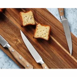 Bjorn Couteaux^Bloc avec couteaux de cuisine et couteaux à steak Jakob Loviisa bois mat - 14 pièces
