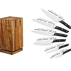 Bjorn Couteaux^Bloc avec couteaux de cuisine Erling Skagen - 7 pièces