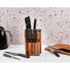 Bloc avec couteaux de cuisine et couteaux à steak Erling Loviisa - 14 pièces-Bjorn Clearance