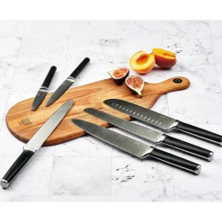 Bjorn Couteaux^Bloc avec couteaux de cuisine Jona Porvoo inox mat - 8 pièces