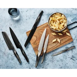 Bjorn Couteaux^Bloc avec couteaux de cuisine Larus Imatra gris métal - 7 pièces