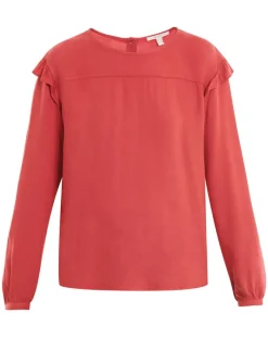 Blouse à Volants rouge-Esprit