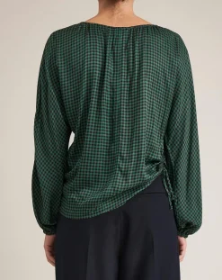 Blouse Aida verte-Bellerose Outlet