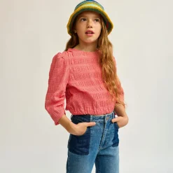 Blouse Aria micro carreaux rouge-Bellerose Online