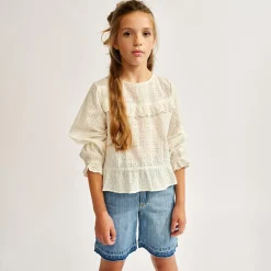 Blouse brodée Hyper blanche-Bellerose Outlet