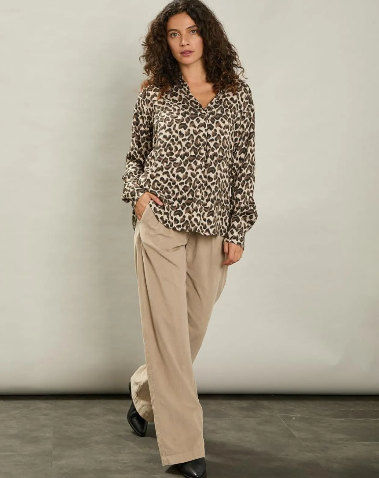 Blouse Canon naturel/marron-Hartford Sale