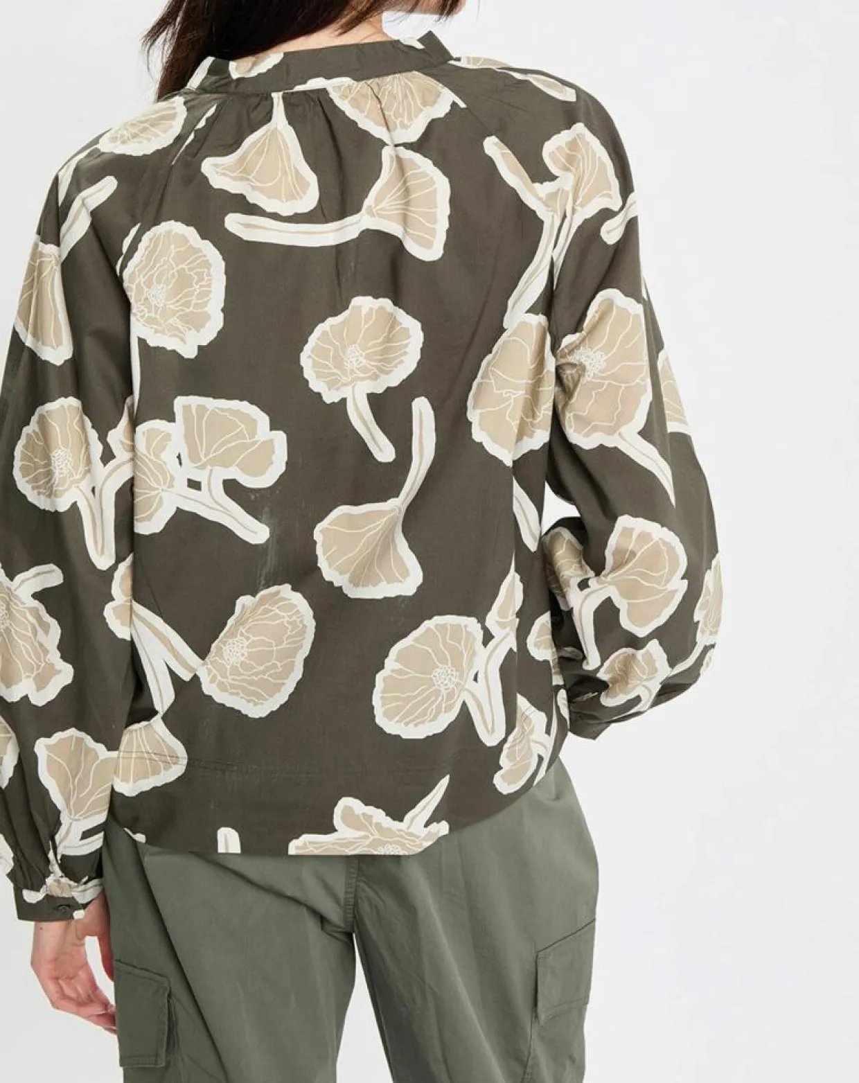 Femme Marc O'Polo Tops Et Blouses^Blouse Col Mao Motif Coton Bio multicolore