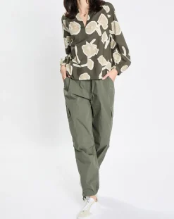Femme Marc O'Polo Tops Et Blouses^Blouse Col Mao Motif Coton Bio multicolore