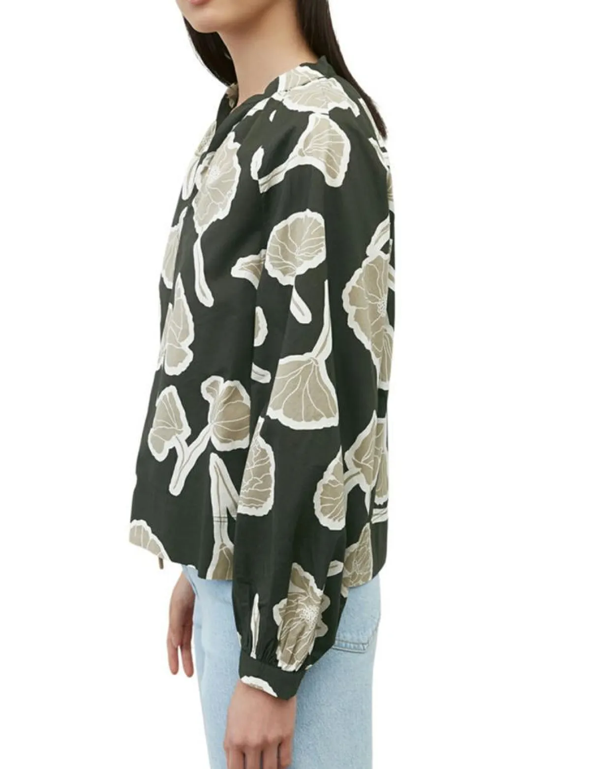 Femme Marc O'Polo Tops Et Blouses^Blouse Col Mao Motif Coton Bio multicolore